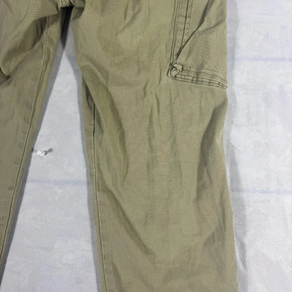 Levi's Men's XX Cargo Pants Green Flat Front Tapered Leg‎ Zip Fly Stretch 31x32